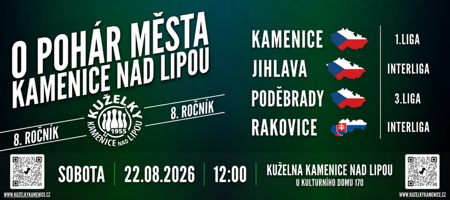 O pohár města Kamenice nad Lipou 8. ročník