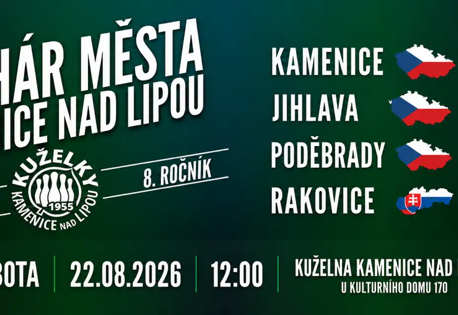 O pohár města Kamenice nad Lipou 8. ročník